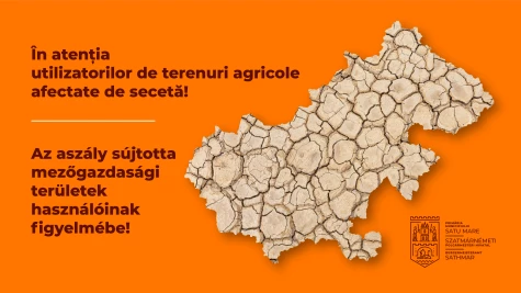 În atenția utilizatorilor de terenuri cu destinație agricolă calamitate de secetă