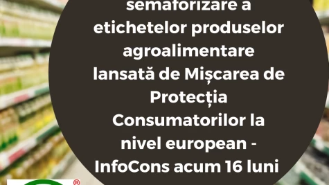 InfoScore - inițiativa de semaforizare a etichetelor produselor agroalimentare