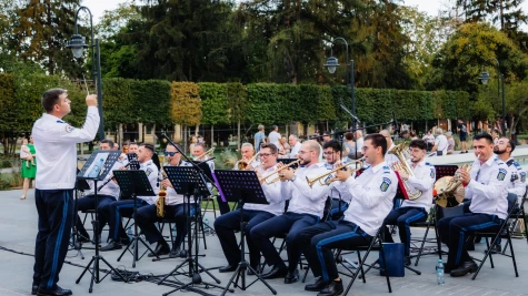 Concertul Muzicii Reprezentative a Jandarmeriei Române, apreciat de publicul numeros