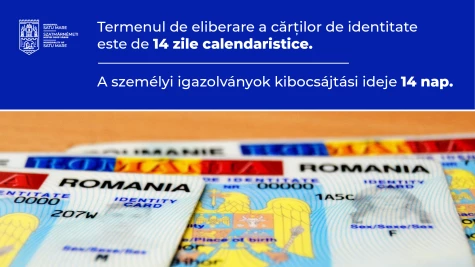 Modificări privind termenul de eliberare a cărților de identitate